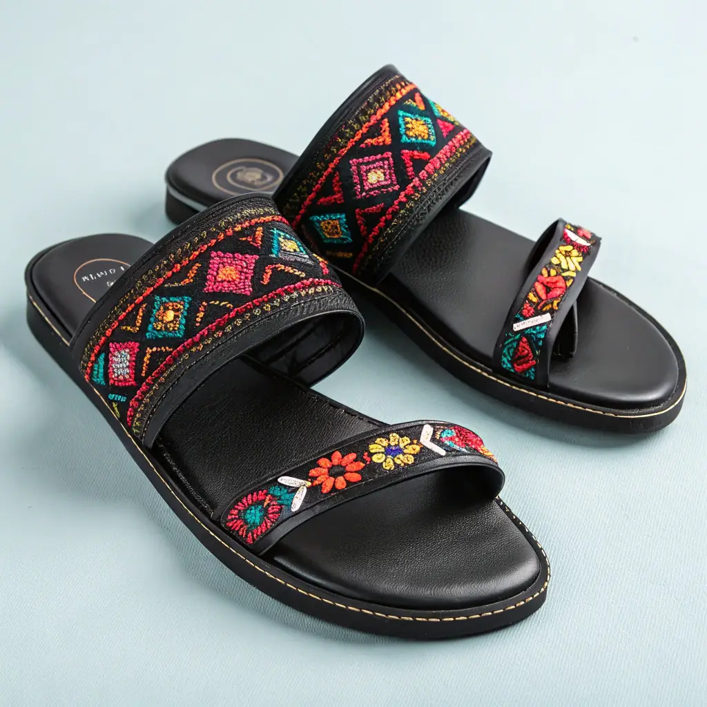 Kriti Faux Leather Chapals